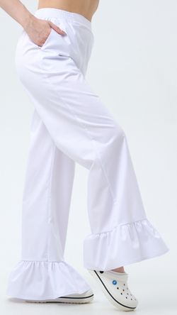 Брюки медицинские с воланами №0