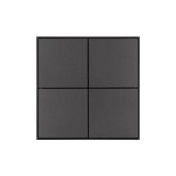 INTELLIGENT ARLIGHT Кнопочная панель KNX-304-23-IN Black (BUS, Frame) (IARL, IP20 Металл, 2 года) 039667