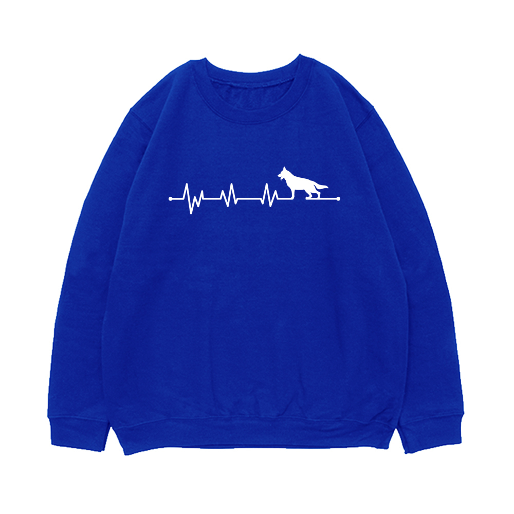 Свитшот "Овчарка - сердечный ритм"