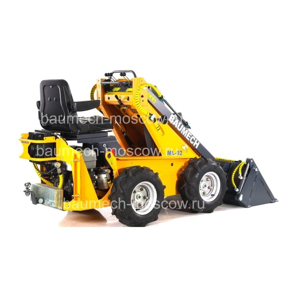 Baumech ML-02 Ковш челюстной 4 в 1, 110см, объём 130л с зубьями