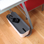 Органайзер для проводов hideaway   большой белый-серый