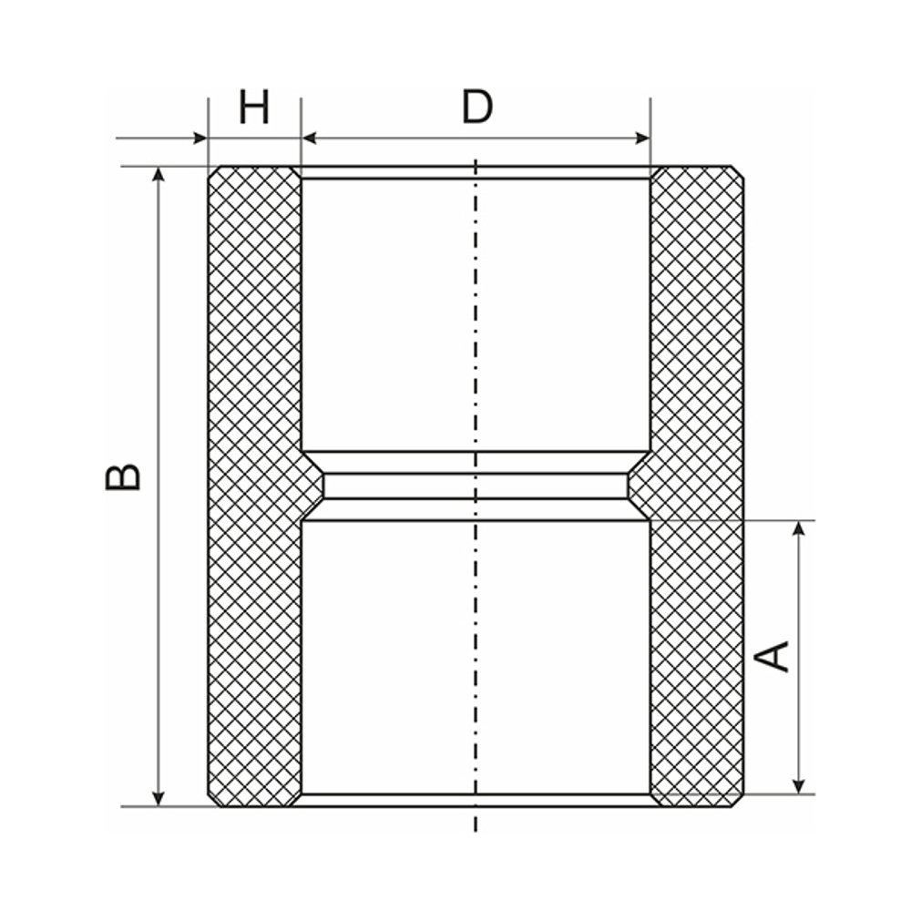 Муфта соединительная 25 EVER® plast БЕЛЫЙ (Россия)