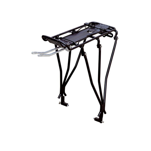 Багажник алюминий H019 27,5-28" стоечн. сборный, для диск торм. черный HORST