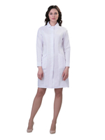 Халат медицинский женский Doctor Big 259, длинный рукав, белый, 48