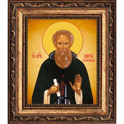 Марк Белавинский преподобный. Икона на холсте