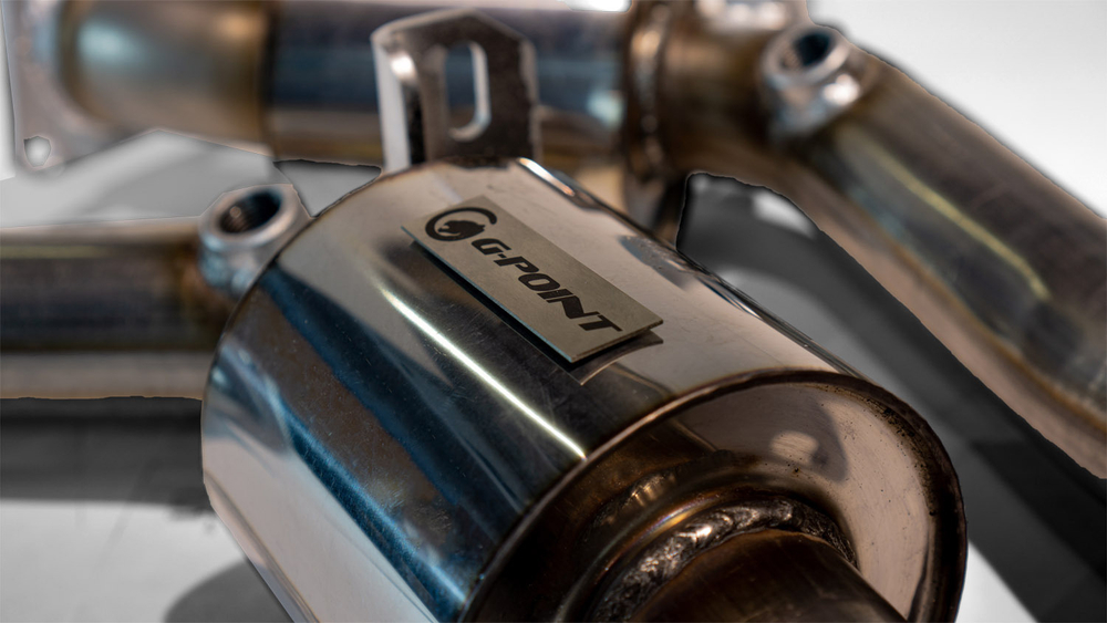 GP-41103-41104, Пламегаситель Infiniti Q70 I (2013-2019) 2,5л (222л.с.) (комплект)