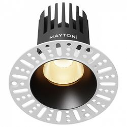 Встраиваемый светильник Maytoni Dip DL121-15W-2.7K-TRS-B