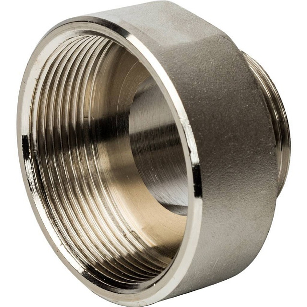 Переход с внутренней резьбы на наружную STOUT SFT 0008 - 2" x 1"1/4 (латунь никелированная)