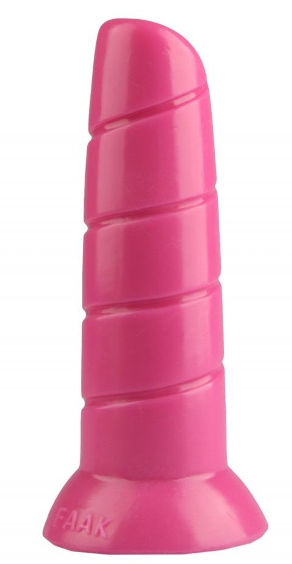 Розовая винтообразная анальная втулка - 19,5 см. (Цвет: розовый)