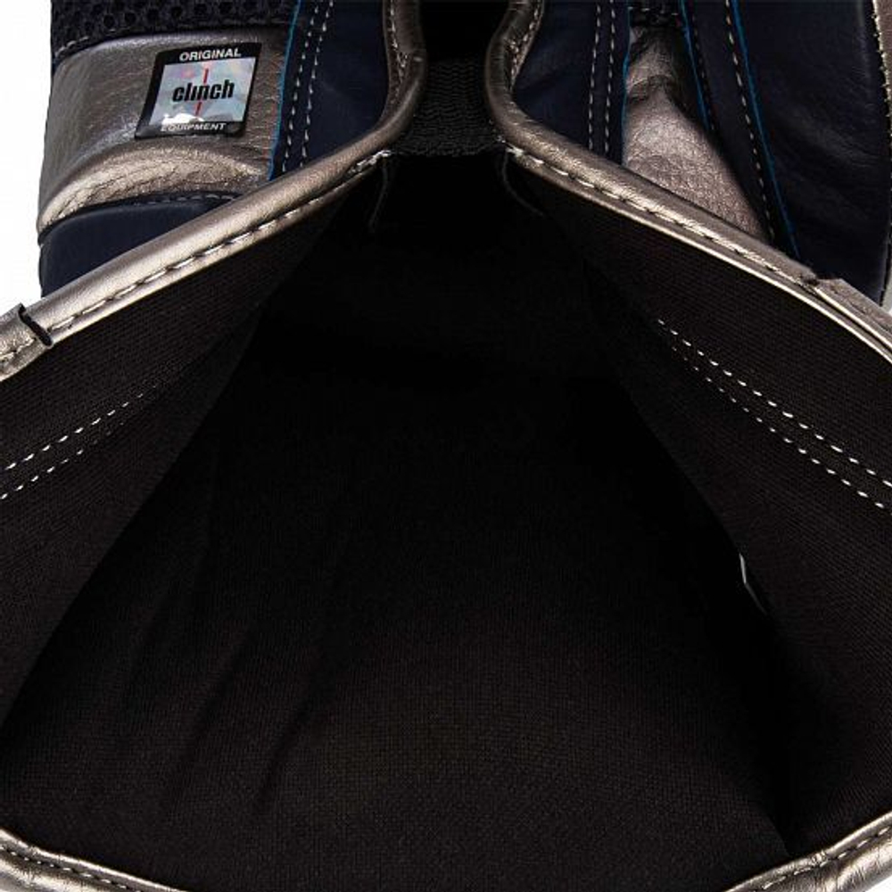 Перчатки боксерские Clinch Punch 2.0 темносине-бронзовые C141