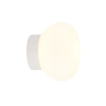 Светильник накладной MUNICH под лампу G9,  опаловое стекло,  белое основание,  D140xH115мм,  IP54