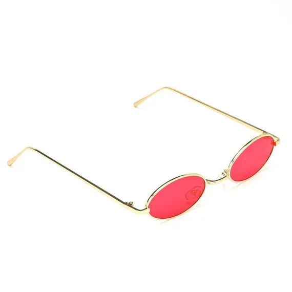 Очки солнцезащитные &quot;OneSun&quot;,  uv 400, 15.5 х 14.5 х 3 см, линза 3 х 5.5 см, красные