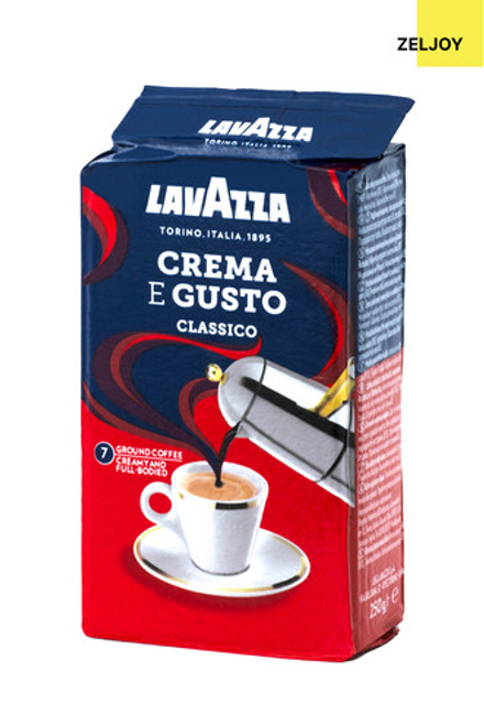 Кофе Lavazza Crema E Gusto 250 гр. (в/у) молотый