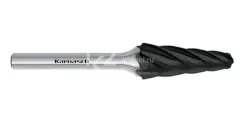 Борфреза твердосплавная Karnasch форма L, 3х14х3х38 мм, насечка HP-7 по алюминию, покрытие Black-Tec, арт. 11.5085-010