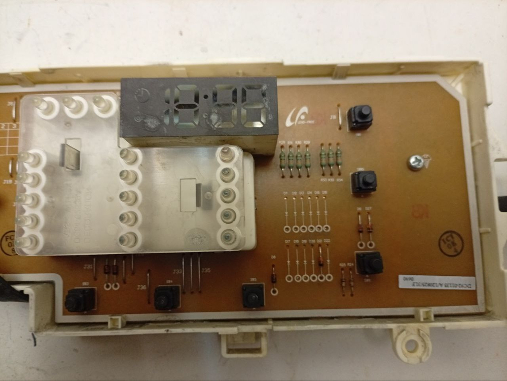 WF602W0BCWQ/LP кт23 Модуль индикации для стиральной машины Samsung DC92-01135A б/у