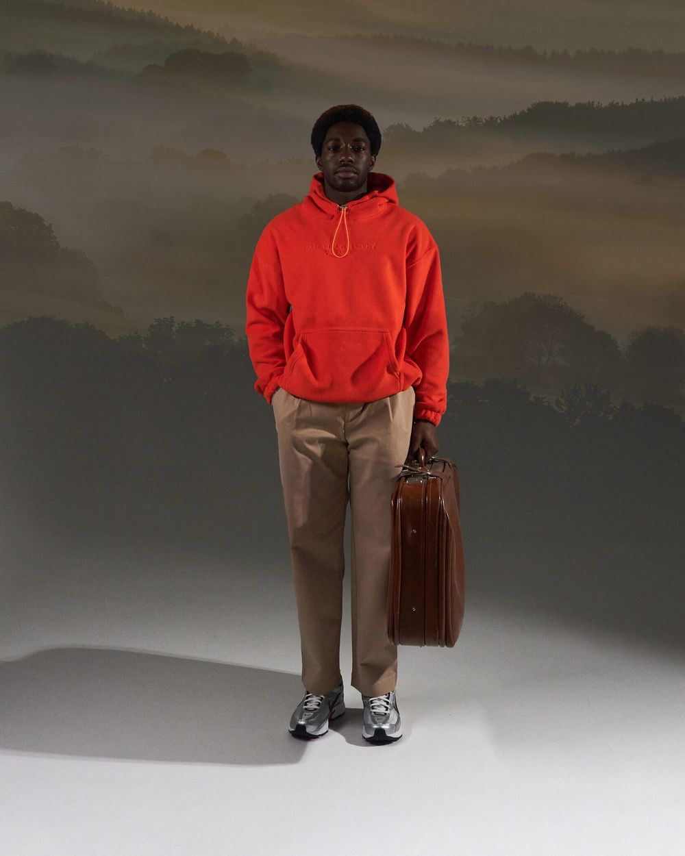 Худи Called a Garment  Wrap Мужской оранжевый неон