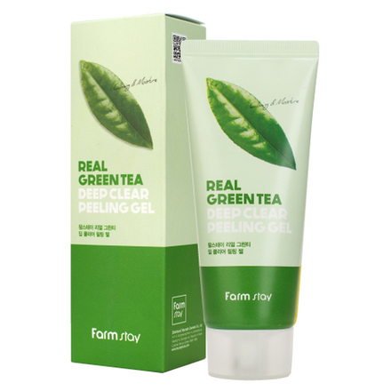 Гель-пилинг с экстрактом зеленого чая Farm Stay Green tea deep clear peeling gel (100мл)