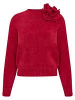 sweater with a flower