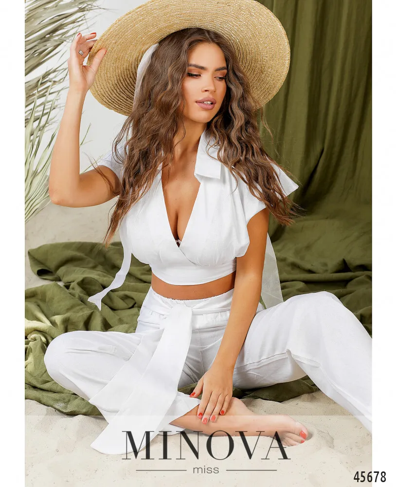 Костюм 2182-Белый Minova