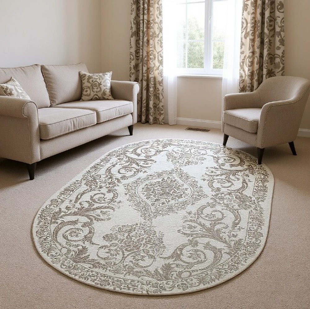 Rimma Lux 36932J CREAM \ D.BEIGE Овал