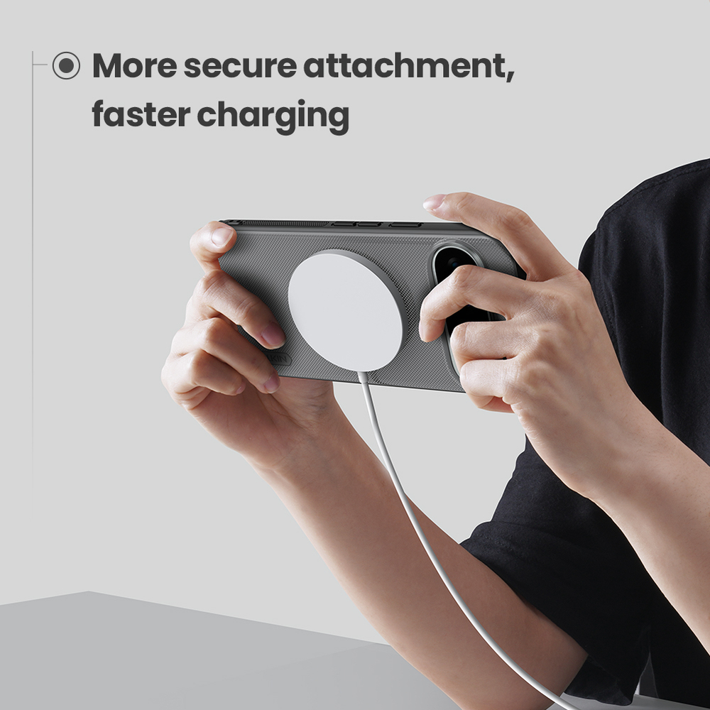 Чехол тонированный c MagSafe для Google Pixel 10 и 10 Pro, серия Super Frosted Shield Pro Magnetic (Clear version) от Nillkin