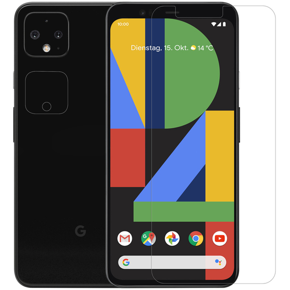 Защитная пленка для экрана и камеры на Google Pixel 4 от Nillkin Super Clear Protective Film