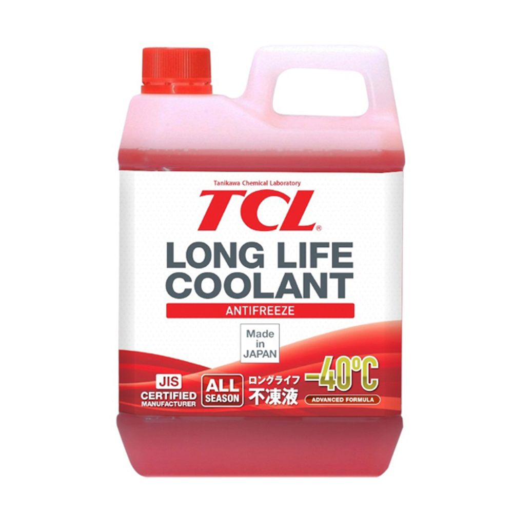 Жидкость охлаждающая красная TCL  &quot;Long Life Coolant Red&quot;, 2 л