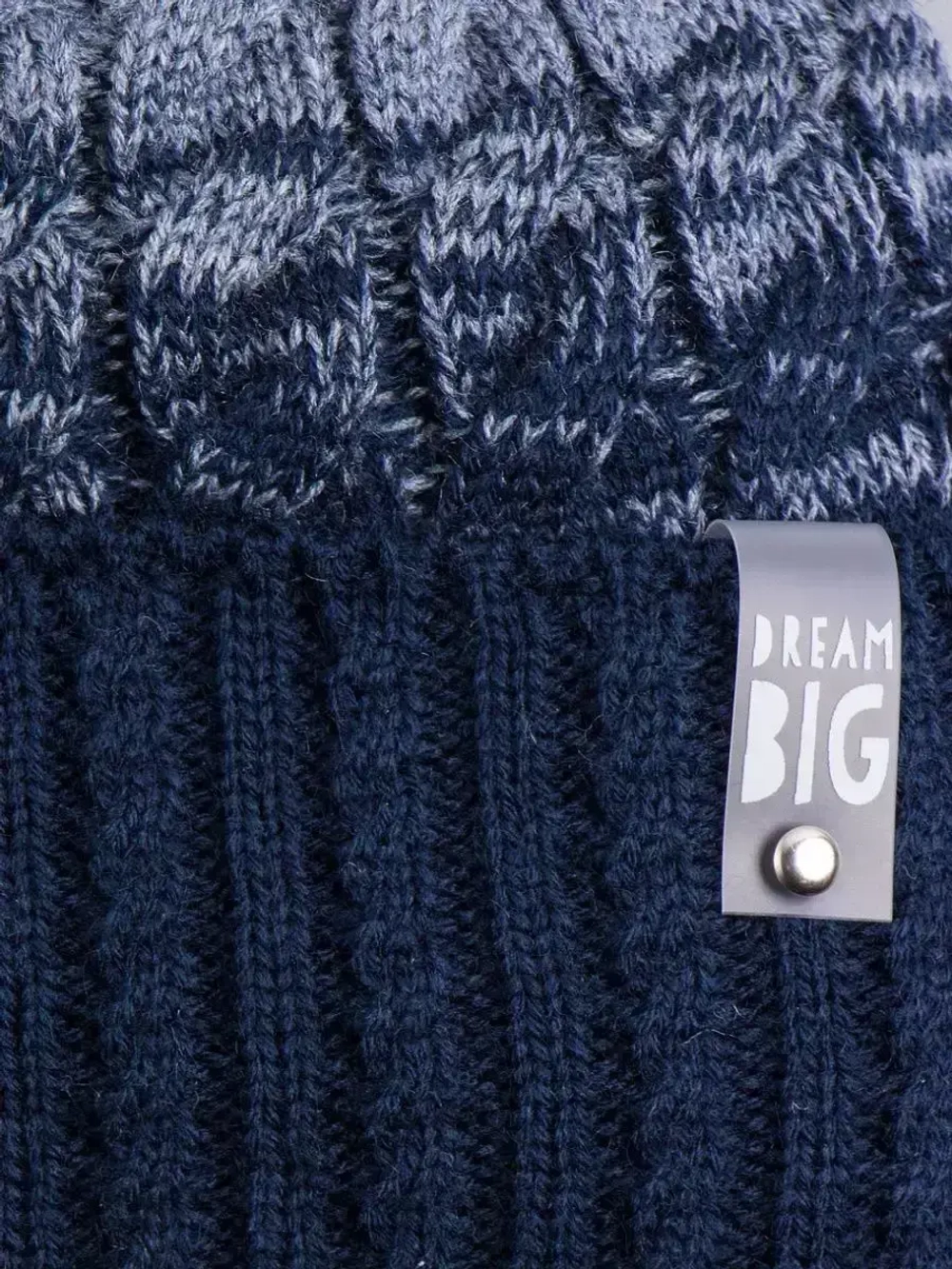 Шапка для мальчика осенняя на завязках