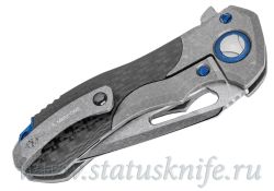 Нож Marfione Custom Protocol Carbon Stonewashфотография - 2