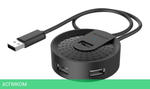 USB-хаб A4Tech HUB-20 черный