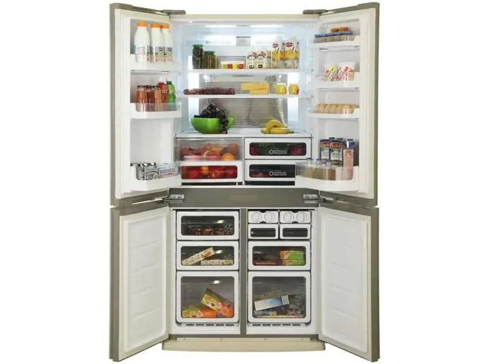 Холодильник Sharp SJ-EX98FBE бежевый