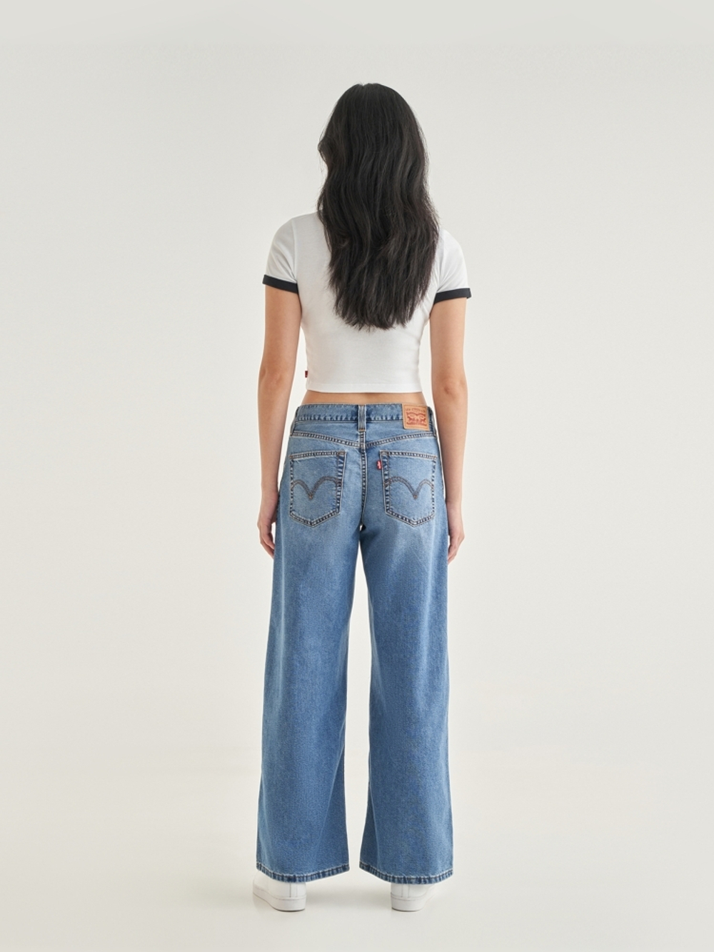 Женские свободные прямые джинсы Levi's '94 Baggy Wide Leg A5929-0008