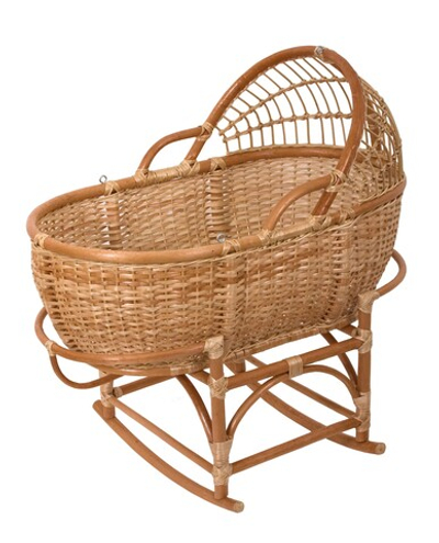 Колыбель плетеная из лозы "на подставке" Арт.№ 7010