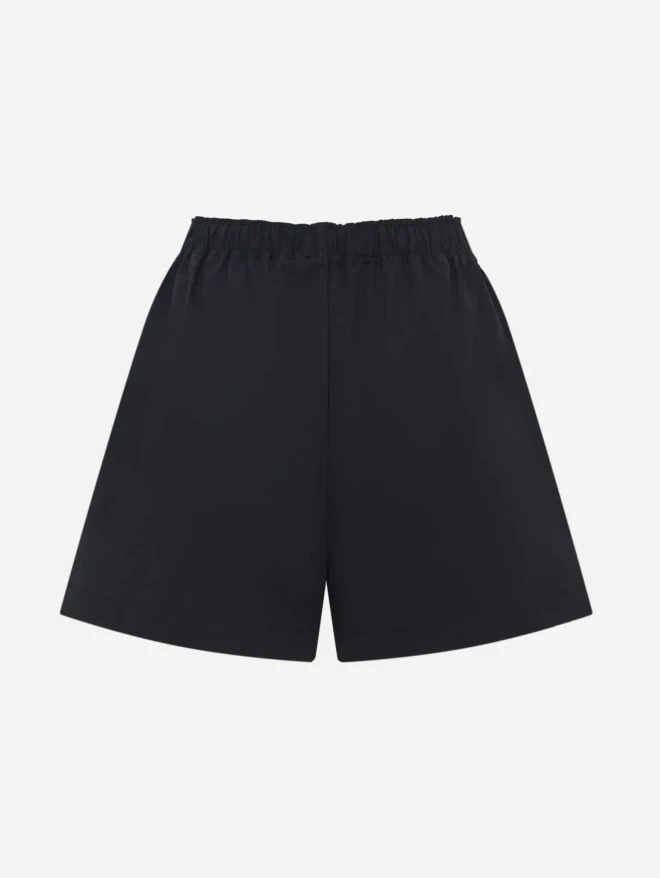 Шорты из итальянского хлопка черные