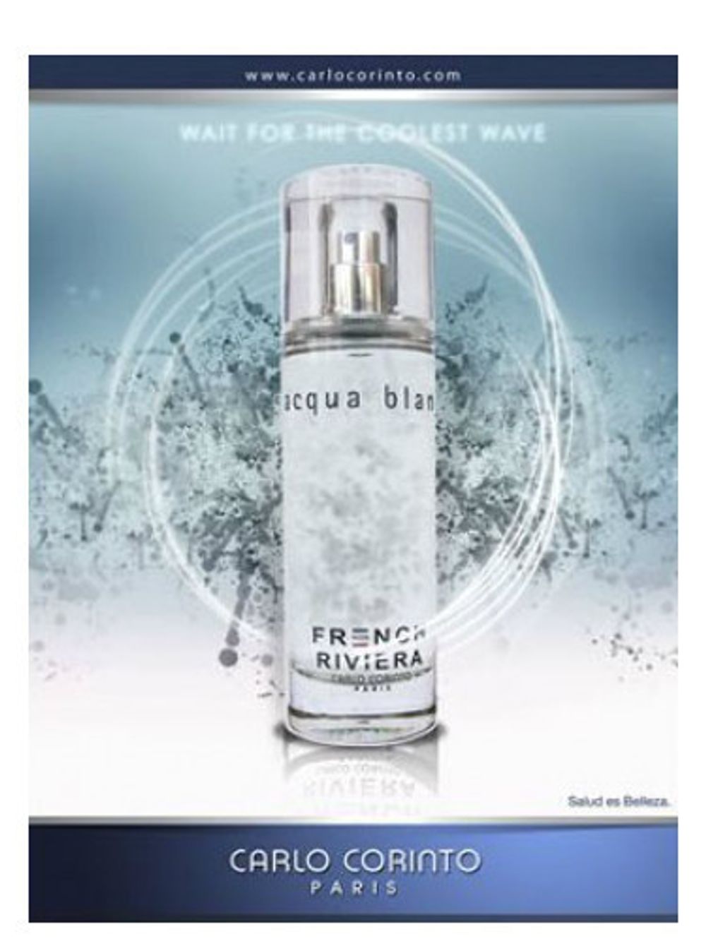 Carlo Corinto French Riviera Aqua Blanc