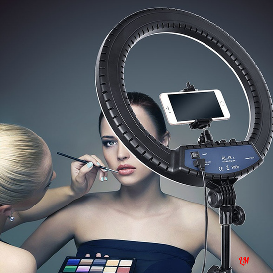 Кольцевая светодиодная LED лампа RL-21 Soft Ring Light 54см с пультом