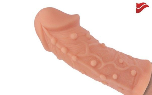 Насадка на пенис KOKOS Extreme Sleeve 006 M – фаллическая, 14,7 см