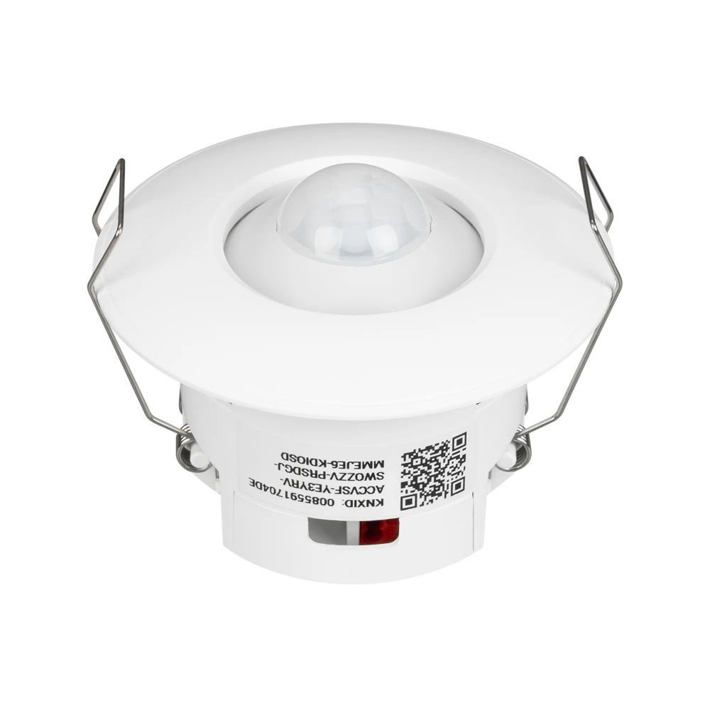 INTELLIGENT ARLIGHT Датчик движения KNX-SENS-301-15-72-IN White (BUS, KNX Secure, PIR) (IARL, IP20 Пластик, 3 года) 056582