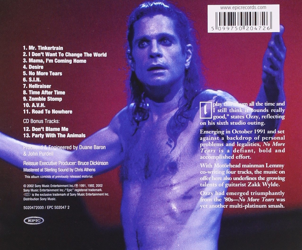 Ozzy Osbourne / No More Tears (CD)
