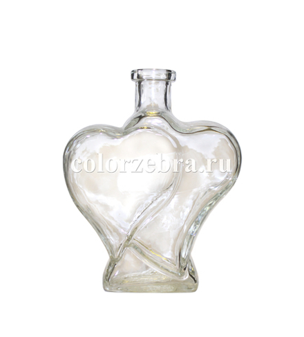 Бутылка для песка "Двойное сердце" (Россия)