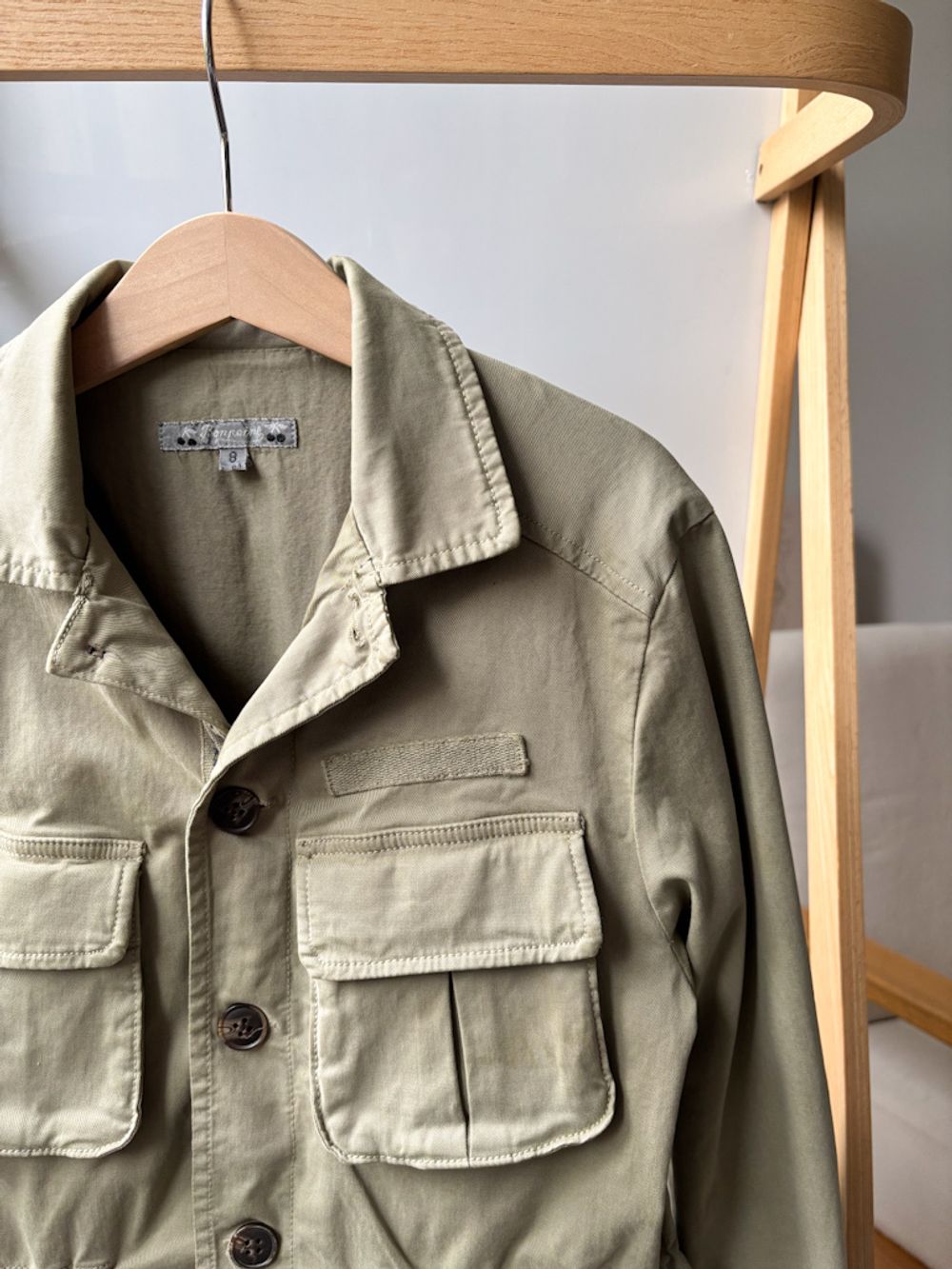 Хлопковая куртка-ветровка Bonpoint, 128