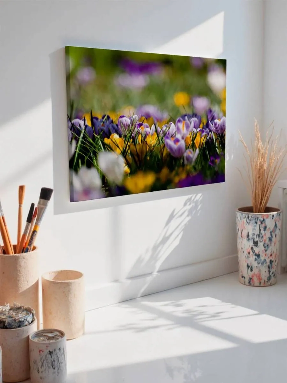 Картина на стену 40 X 50 Крокусы