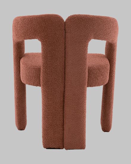 Стул Болинджер букле терракотовый