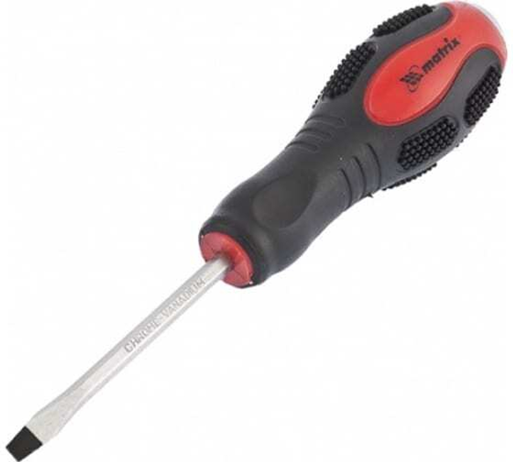 ОТВЕРТКА УДАРНАЯ MATRIX SL5Х75ММ ДВУХКОМП/РУКОЯТКА 19114