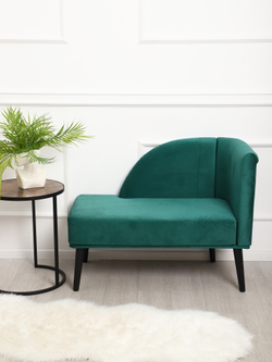 Кушетка Berger зеленый/венге