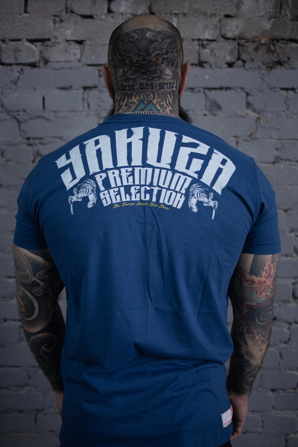 Футболка синяя Yakuza Premium 2207