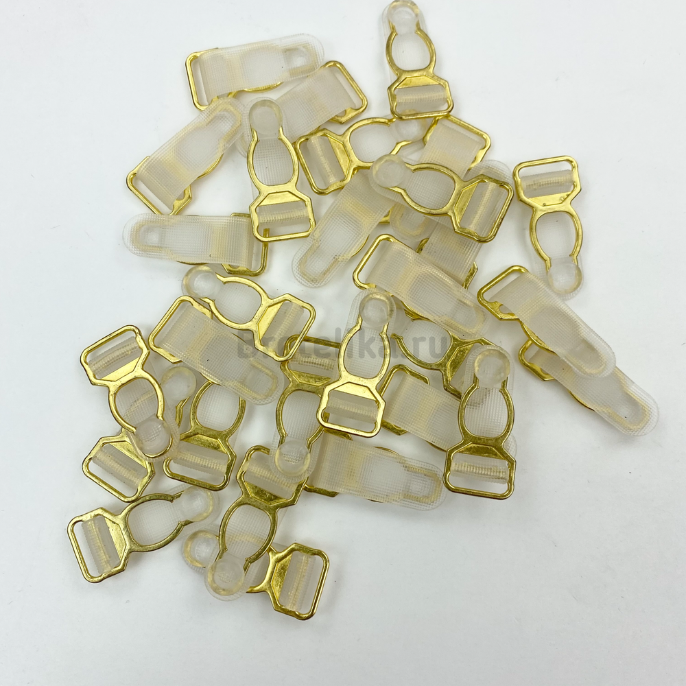 Держатели чулок (пажи) металл. золото 32 мм