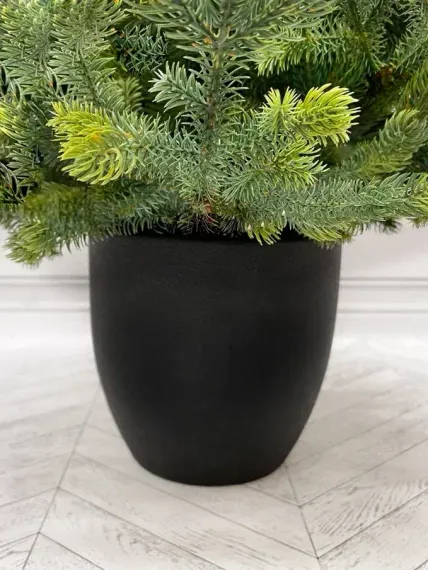 Ель Кремлевская 90 см. в кашпо, 100% литая хвоя, TreeDeLux (70187)