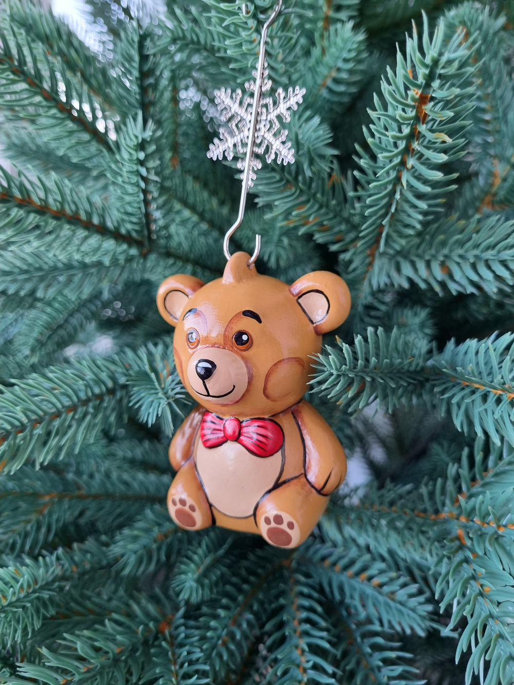 Мишка с бантом