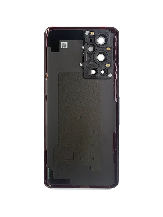 Задняя крышка для OnePlus 9 Pro черная (Stellar black) со стеклом камеры